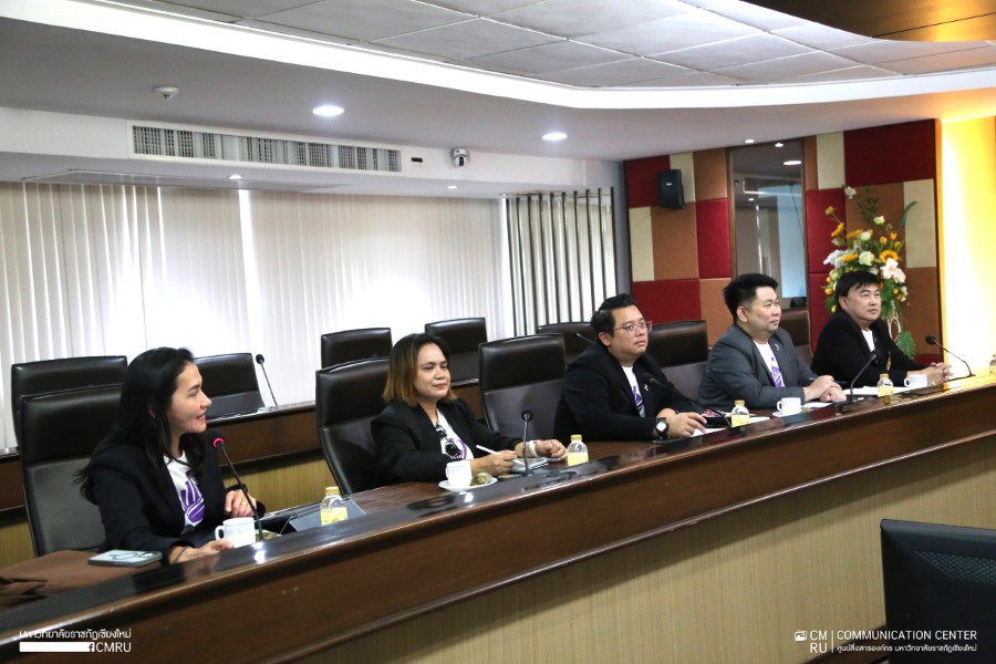สำนักงานบริหารและจัดการทรัพย์สิน มหาวิทยาลัยราชภัฏเชียงใหม่ ร่วมให้การต้อนรับคณะผู้บริหารและคณาจารย์จากมหาวิทยาลัยเทคโนโลยีราชมงคลพระนคร