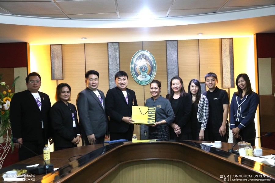 สำนักงานบริหารและจัดการทรัพย์สิน มหาวิทยาลัยราชภัฏเชียงใหม่ ร่วมให้การต้อนรับคณะผู้บริหารและคณาจารย์จากมหาวิทยาลัยเทคโนโลยีราชมงคลพระนคร